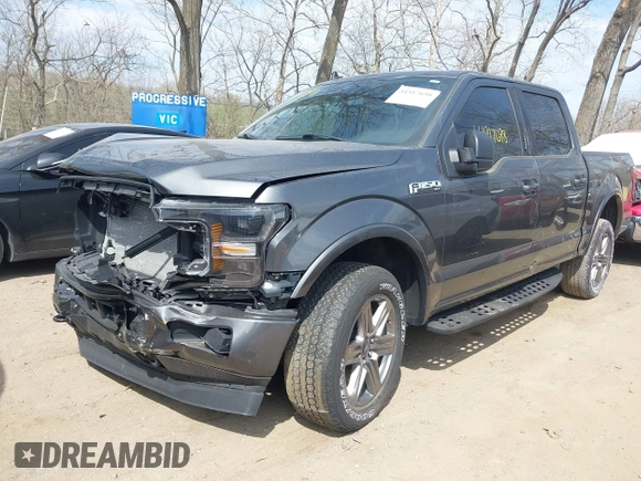 2020 Ford F-150 XL with VIN 1FTEW1E43LFC40389, listed as a IAAI auction lot 41917698 with 59,741 mi miles and . Bid and sale history available at carsss.com. Image 6.