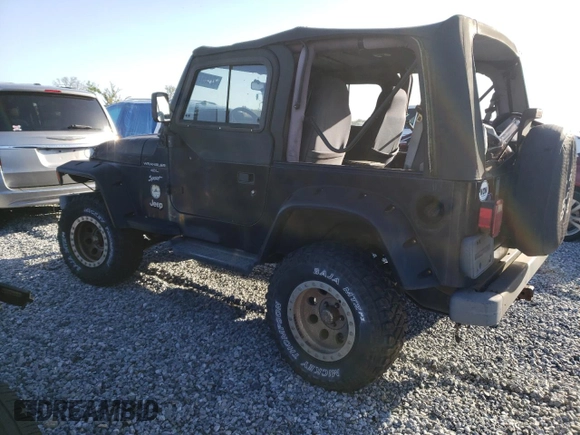 1999 Jeep Wrangler Sport with VIN 1J4FY19S6XP483793, listed as a Copart auction lot 49443725 with 118,225 mi miles and Clean Title. Bid and sale history available at carsss.com. Image 2.