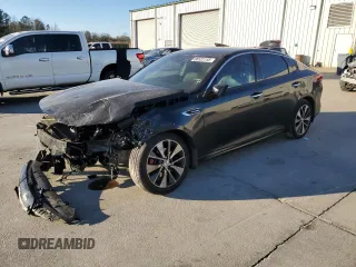 2016 Kia Optima SX Turbo with VIN 5XXGW4L21GG064414, listed as a Copart auction lot 88522155 with 106,023 mi miles and Salvage Title. Bid and sale history available at carsss.com. Image 1.
