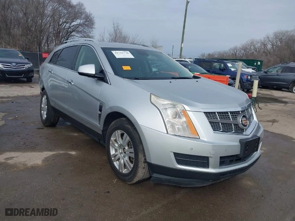 2010 Cadillac SRX Luxury Collection with VIN 3GYFNAEY8AS522282, listed as a IAAI auction lot 41721778 with 200,370 mi miles. Bid and sale history available at carsss.com. Image 1.
