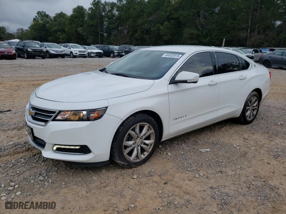 2018 Chevrolet Impala LT with VIN 2G1105S38J9151919, listed as a Copart auction lot 44452075 with 128,812 mi miles and Salvage Title. Bid and sale history available at carsss.com. Image 1.