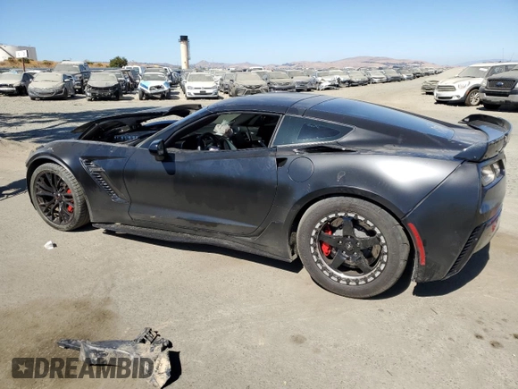 2016 Chevrolet Corvette Z06 1LZ with VIN 1G1YP2D69G5613541, listed as a Copart auction lot 74368994 with 44,034 mi miles and Salvage Title. Bid and sale history available at carsss.com. Image 2.