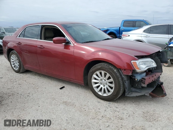 2014 Chrysler 300 with VIN 2C3CCAAG9EH138858, listed as a Copart auction lot 46431135 with 114,720 mi miles and Salvage Title. Bid and sale history available at DreamBid. Image 4.