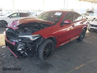 2022 BMW X6 xDrive40i with VIN 5UXCY6C06N9K57184, listed as a IAAI auction lot 41302467 with 42,073 mi miles. Bid and sale history available at carsss.com. Image 18.