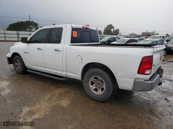 2010 Dodge Ram 1500 SLT with VIN 1D7RB1GP0AS182224, listed as a Copart auction lot 44581735 with 207,531 mi miles and Salvage Title. Bid and sale history available at carsss.com. Image 2.