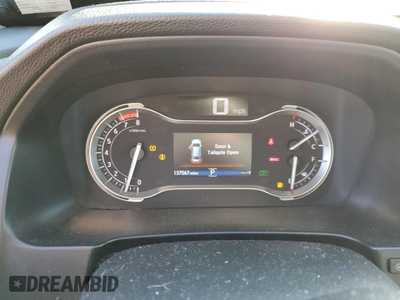 2016 Honda Pilot EX-L with VIN 5FNYF6H53GB078045, listed as a Copart auction lot 88852235 with 137,567 mi miles and Salvage Title. Bid and sale history available at carsss.com. Image 9.