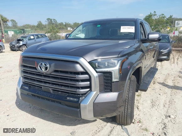 2023 Toyota Tundra 4WD Limited with VIN 5TFJA5DBXPX064817, listed as a IAAI auction lot 41270051 with 48,393 mi miles. Bid and sale history available at carsss.com. Image 17.