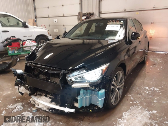 2021 Infiniti Q50 Signature Edition with VIN JN1EV7CR8MM751195, listed as a IAAI auction lot 41580206 with 42,251 mi miles and . Bid and sale history available at DreamBid. Image 2.