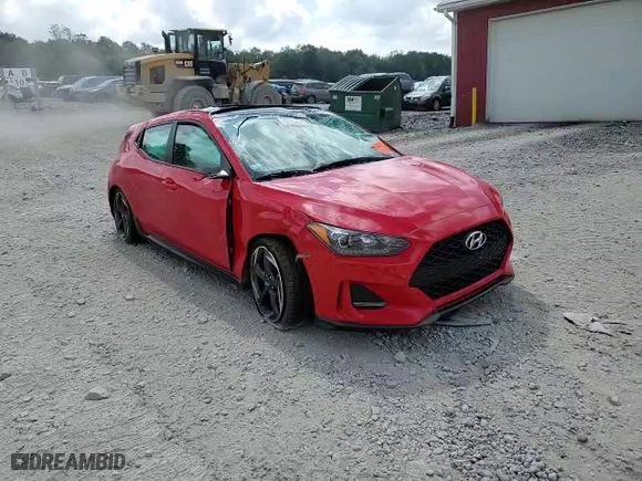 2019 Hyundai Veloster Turbo R-Spec with VIN KMHTH6AB8KU013806, listed as a Copart auction lot 67036063 with 15,599 mi miles. Bid and sale history available at carsss.com. Image 11.