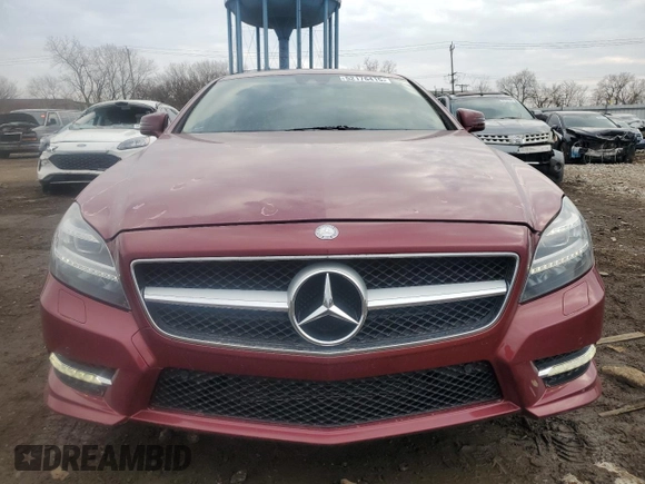 2013 Mercedes-Benz CLS 550 with VIN WDDLJ9BB0DA065725, listed as a Copart auction lot 52176415 with 93,629 mi miles and Salvage Title. Bid and sale history available at DreamBid. Image 5.