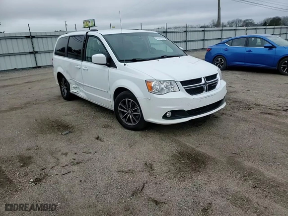 2017 Dodge Grand Caravan SXT with VIN 2C4RDGCG5HR732204, listed as a Copart auction lot 49167235 with 181,443 mi miles and Salvage Title. Bid and sale history available at carsss.com. Image 12.