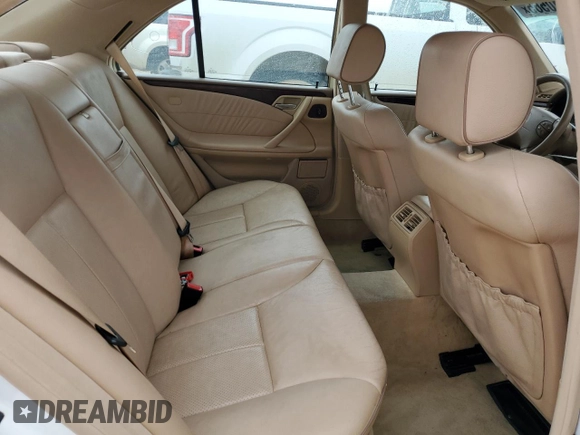 2001 Mercedes-Benz E-Class with VIN WDBJF65JX1B207667, listed as a Copart auction lot 50840565 with 182,249 mi miles and Clean Title. Bid and sale history available at carsss.com. Image 10.