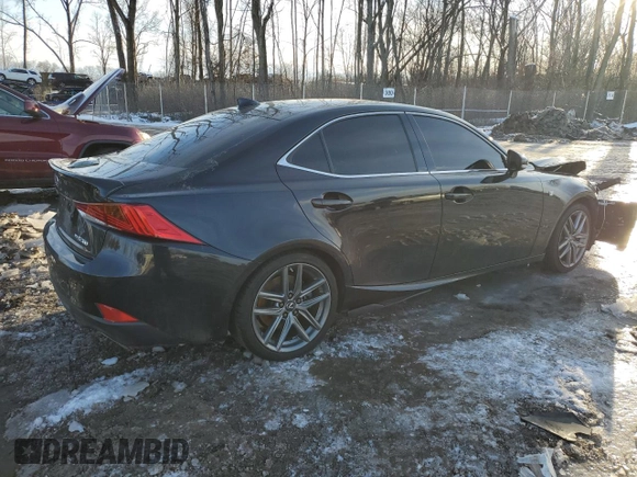 2020 Lexus IS with VIN JTHG81F29L5040816, listed as a Copart auction lot 45840415 with 103,121 mi miles and Salvage Title. Bid and sale history available at carsss.com. Image 3.