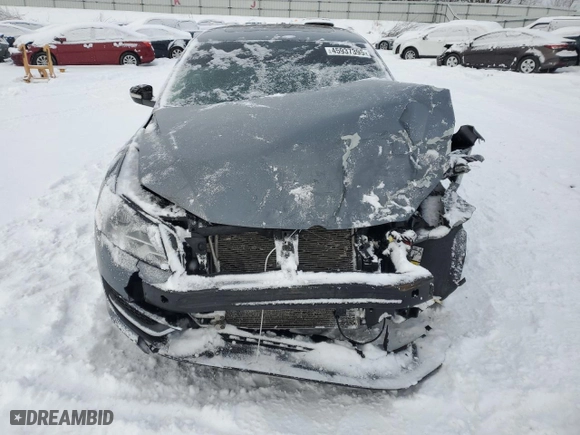 2013 Volkswagen Passat TDI SE w/Sunroof with VIN 1VWBN7A37DC113554, listed as a Copart auction lot 45937395 with 0 mi miles and Non Repairable. Bid and sale history available at carsss.com. Image 5.