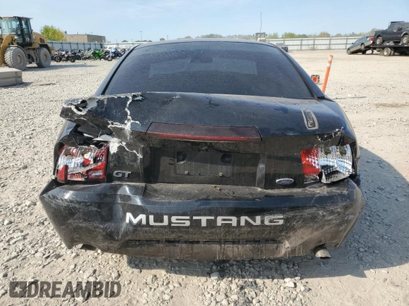 2001 Ford Mustang GT Deluxe with VIN 1FAFP42X41F213058, listed as a Copart auction lot 73200154 with 0 mi miles and Non Repairable. Bid and sale history available at carsss.com. Image 6.