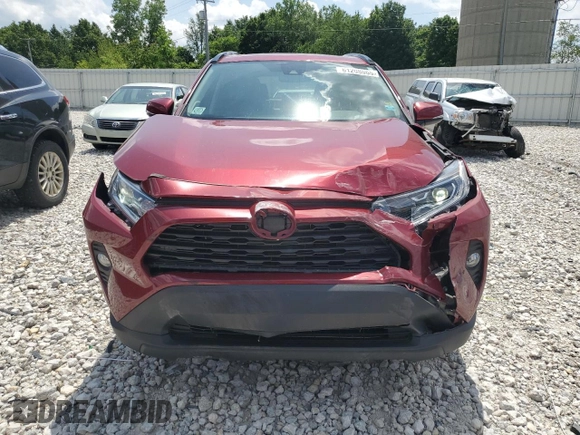2021 Toyota RAV4 Hybrid LE with VIN 4T3B6RFVXMU021230, listed as a Copart auction lot 61208665 with 46,482 mi miles and Salvage title. Bid and sale history available at DreamBid. Image 5.