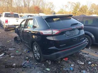 2018 Ford Edge Titanium with VIN 2FMPK4K85JBB88450, listed as a IAAI auction lot 41148816 with 124,320 mi miles. Bid and sale history available at carsss.com. Image 3.