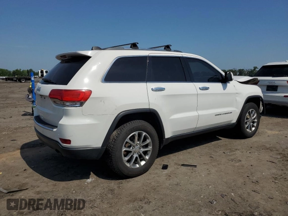 2014 Jeep Grand Cherokee Limited with VIN 1C4RJFBG8EC448154, listed as a Copart auction lot 62416385 with 175,982 mi miles and Salvage title. Bid and sale history available at DreamBid. Image 3.