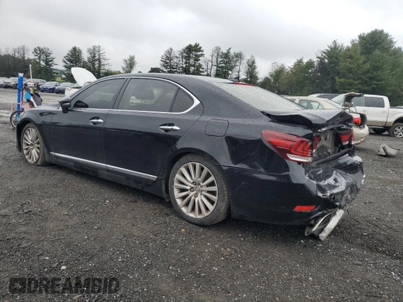 2013 Lexus LS 460 L with VIN JTHDL5EF5D5005883, listed as a Copart auction lot 74558384 with 242,906 mi miles and Salvage title. Bid and sale history available at DreamBid. Image 2.