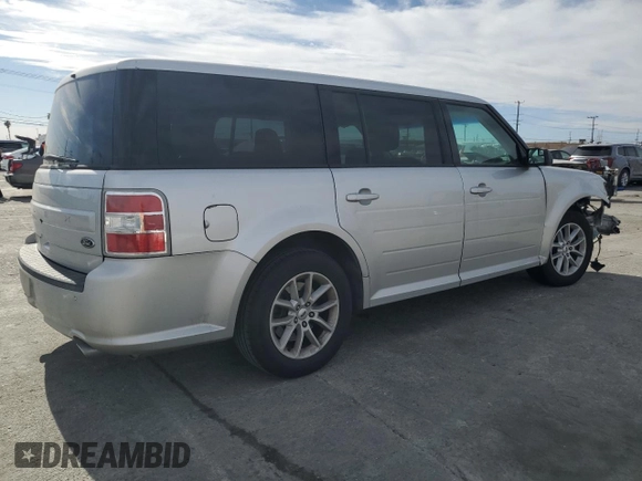 2016 Ford Flex SE with VIN 2FMGK5B89GBA22463, listed as a Copart auction lot 45943525 with 134,603 mi miles and Salvage Title. Bid and sale history available at carsss.com. Image 3.