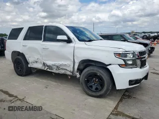 2017 Chevrolet Tahoe Commercial with VIN 1GNLCDEC1HR216307, listed as a Copart auction lot 54065235 with Not provided miles and Salvage title. Bid and sale history available at DreamBid. Image 4.