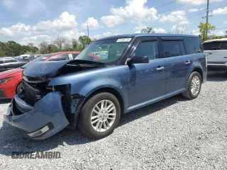 2019 Ford Flex SEL with VIN 2FMGK5C80KBA06465, listed as a Copart auction lot 51226775 with 31,727 mi miles and Salvage Title. Bid and sale history available at carsss.com. Image 1.