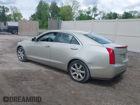 2014 Cadillac ATS Standard AWD with VIN 1G6AG5RXXE0104616, listed as a IAAI auction lot 42353317 with 123,169 mi miles and . Bid and sale history available at DreamBid. Image 3.