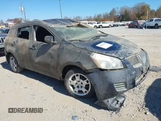2009 Pontiac Vibe w/1SB with VIN 5Y2SP67029Z466888, listed as a IAAI auction lot 40693603 with 1 mi miles. Bid and sale history available at carsss.com. Image 1.