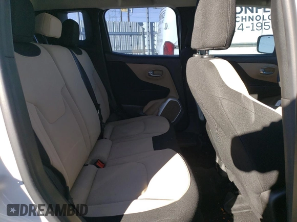 2016 Jeep Renegade Sport with VIN ZACCJBAW8GPC58926, listed as a Copart auction lot 83981934 with 62,818 mi miles and Non Repairable. Bid and sale history available at DreamBid. Image 11.