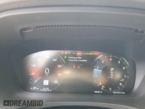 2019 Volvo S90 Momentum с VIN LVY102AK4KP097710, выставлен на аукционе Copart как лот 55883134 с пробегом 81 162 миль миль и Списание • Salvage title. История ставок и продаж доступна на DreamBid. Изображение 9.