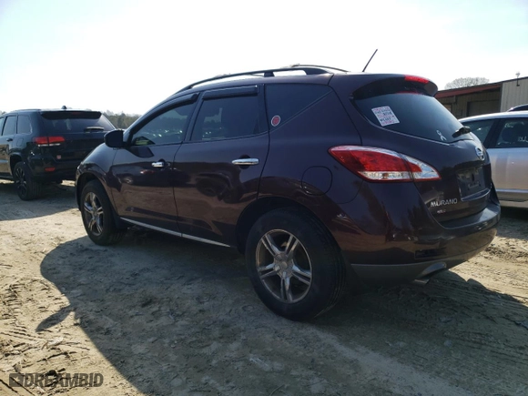 2013 Nissan Murano LE with VIN JN8AZ1MW4DW306382, listed as a Copart auction lot 44526524 with 182,210 mi miles and Salvage Title. Bid and sale history available at carsss.com. Image 2.
