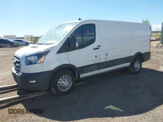 2020 Ford Transit Cargo with VIN 1FTBR2YGXLKB09134, listed as a IAAI auction lot 42117636 with 120,037 mi miles and . Bid and sale history available at DreamBid. Image 2.