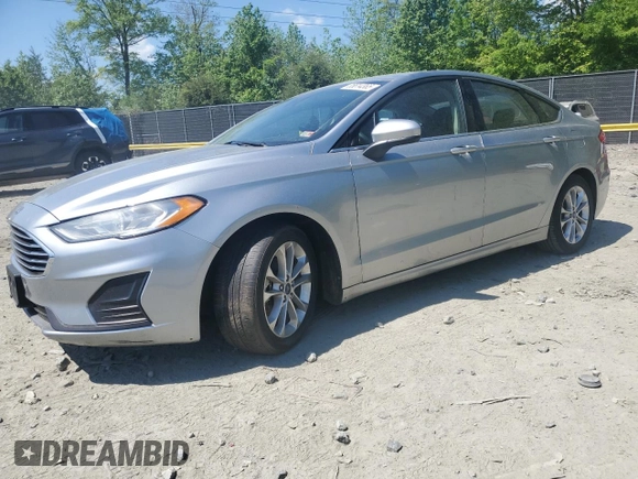2020 Ford Fusion SE z VIN 3FA6P0LU4LR222006, wystawiony jako Copart lot #55614365 z przebiegiem 58 297 mil mil oraz Szkoda całkowita • Salvage title. Historia ofert i sprzedaży dostępna na DreamBid. Obrazek 1.