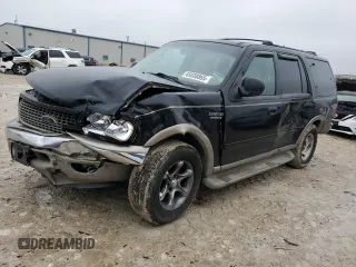 2000 Ford Expedition Eddie Bauer с VIN 1FMRU17L8YLC15827, выставлен на аукционе Copart как лот 45038865 с пробегом Не указан миль и Списание • Salvage title. История ставок и продаж доступна на DreamBid. Изображение 1.
