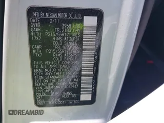 2011 Nissan Juke SL with VIN JN8AF5MR1BT012947, listed as a IAAI auction lot 42175811 with 177,979 mi miles and . Bid and sale history available at DreamBid. Image 9.