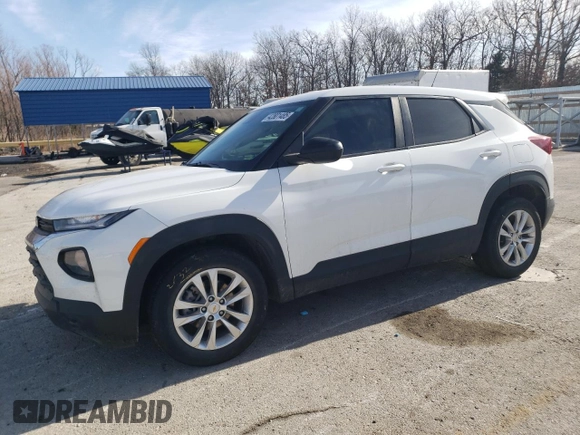 2021 Chevrolet TrailBlazer LS with VIN KL79MMS23MB180678, listed as a Copart auction lot 42801485 with 64,548 mi miles and Salvage Title. Bid and sale history available at carsss.com. Image 1.
