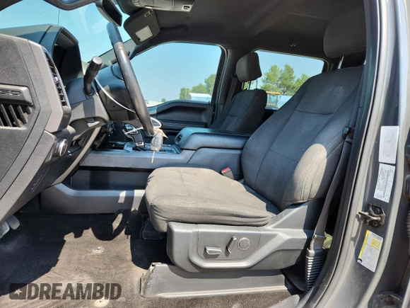 2017 Ford F-150 XL with VIN 1FTFW1EG4HKE01636, listed as a Copart auction lot 60348655 with 120,533 mi miles and Salvage title. Bid and sale history available at DreamBid. Image 7.