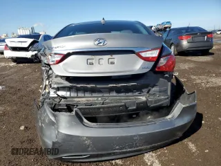 2013 Hyundai Sonata Limited with VIN 5NPEC4AC7DH658484, listed as a Copart auction lot 49443485 with 214,114 mi miles and Salvage Title. Bid and sale history available at DreamBid. Image 6.