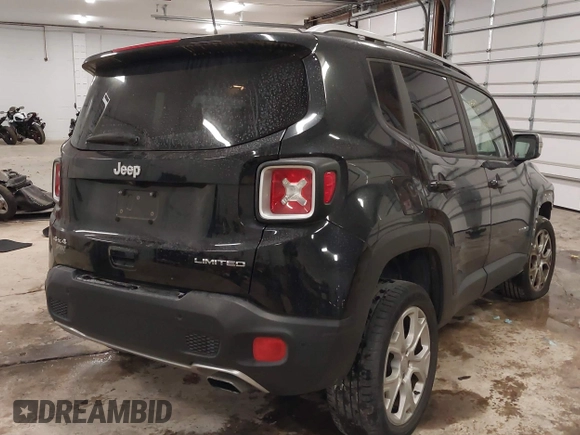 2018 Jeep Renegade Limited with VIN ZACCJBDB6JPJ09749, listed as a IAAI auction lot 41382696 with 25,644 mi miles and . Bid and sale history available at DreamBid. Image 4.