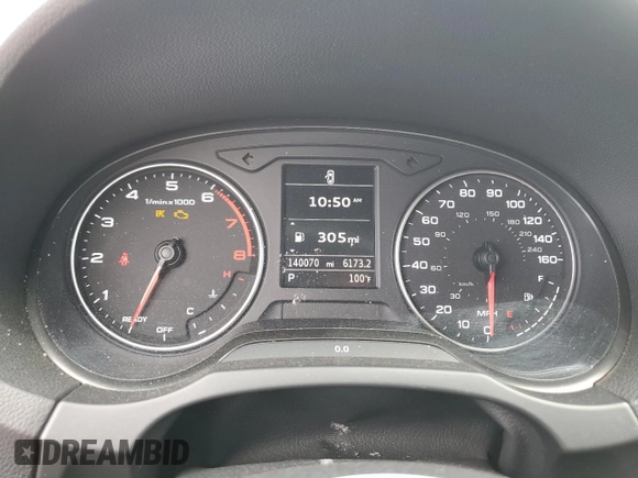 2016 Audi A3 1.8T Premium with VIN WAUA7GFF1G1072346, listed as a Copart auction lot 64518123 with 140,070 mi miles. Bid and sale history available at carsss.com. Image 9.