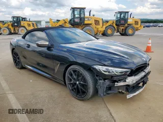 2019 BMW 8 Series M850i xDrive with VIN WBAFY4C5XKBX29810, listed as a Copart auction lot 53938185 with 14,943 mi miles and Clean Title. Bid and sale history available at carsss.com. Image 4.