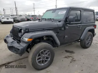 2024 Jeep Wrangler Sport S with VIN 1C4PJXAN1RW125436, listed as a Copart auction lot 65269475 with 17,962 mi miles and Salvage title. Bid and sale history available at DreamBid. Image 1.