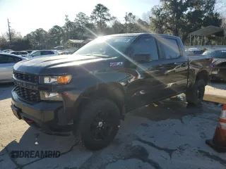 2019 Chevrolet Silverado 1500 Custom Trail Boss with VIN 1GCPYCEF2KZ423098, listed as a Copart auction lot 48358185 with 125,327 mi miles and Salvage Title. Bid and sale history available at carsss.com. Image 1.