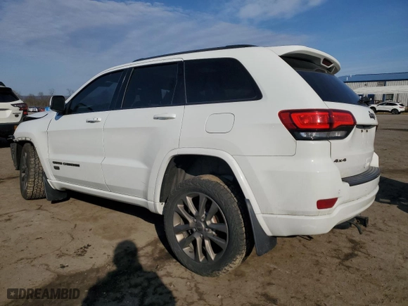 2016 Jeep Grand Cherokee Limited 75th Anniversary with VIN 1C4RJFBG5GC463603, listed as a Copart auction lot 50535785 with 125,259 mi miles and Salvage Title. Bid and sale history available at carsss.com. Image 2.