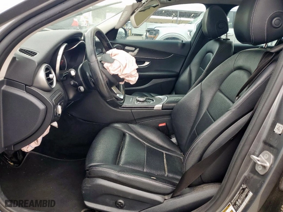 2017 Mercedes-Benz C-Class C 300 with VIN 55SWF4JB7HU190083, listed as a Copart auction lot 51680915 with 129,377 mi miles and Clean Title. Bid and sale history available at carsss.com. Image 7.