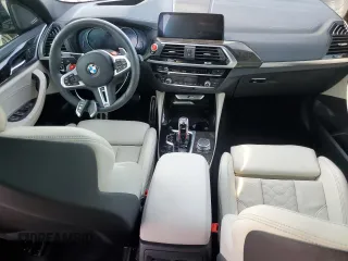 2020 BMW X3 M Competition with VIN 5YMTS0C01L9B25053, listed as a Copart auction lot 73847764 with 0 mi miles and Salvage Title. Bid and sale history available at carsss.com. Image 8.