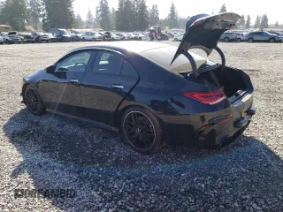 2021 Mercedes-Benz CLA 45 AMG with VIN W1K5J5DB2MN196095, listed as a Copart auction lot 46981234 with 30,705 mi miles and . Bid and sale history available at DreamBid. Image 2.