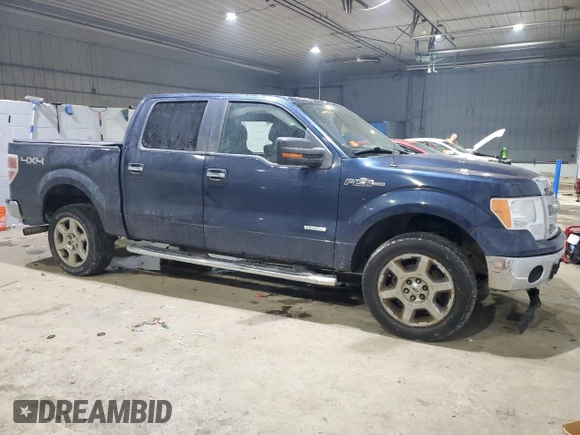2013 Ford F-150 XL with VIN 1FTFW1ET0DFD43962, listed as a Copart auction lot 88587115 with 209,801 mi miles and Salvage Title. Bid and sale history available at carsss.com. Image 4.