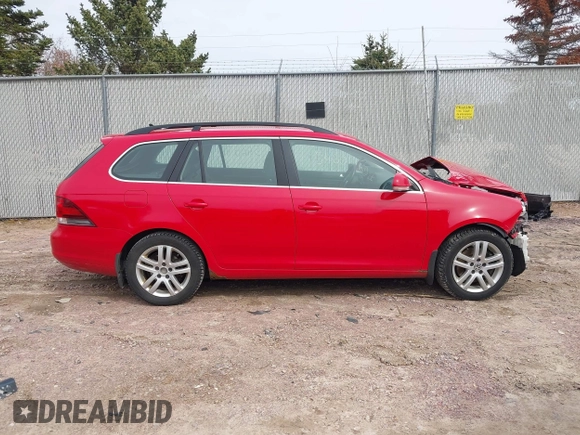 2012 Volkswagen Jetta SportWagen TDI with VIN 3VWPL7AJ7CM687465, listed as a IAAI auction lot 41945460 with 136,912 mi miles. Bid and sale history available at carsss.com. Image 13.