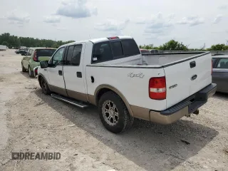 2004 Ford F-150 XLT with VIN 1FTPW14554KC27784, listed as a Copart auction lot 60741985 with 3,163 mi miles and Salvage title. Bid and sale history available at DreamBid. Image 2.